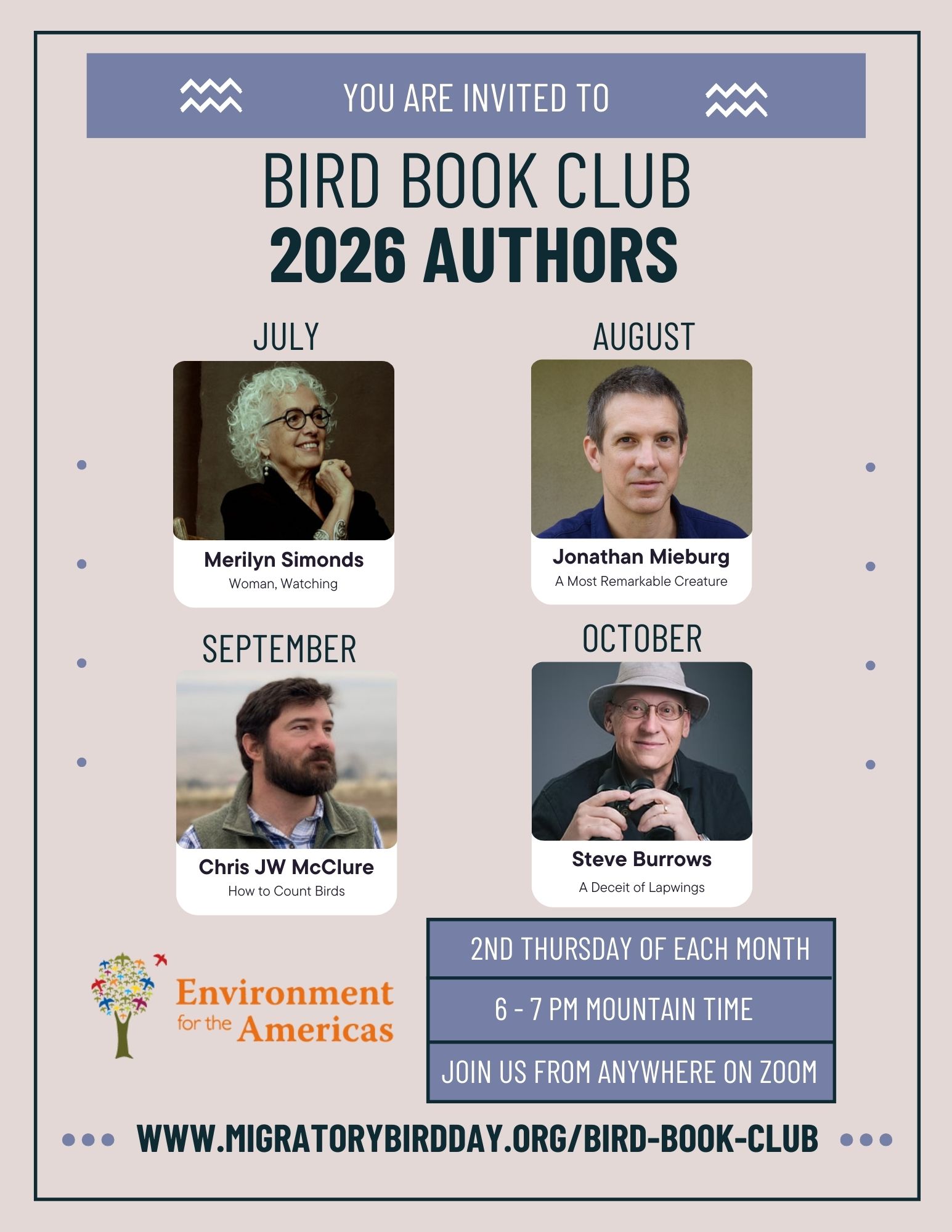 Bird Book Club - World Migratory Bird Day